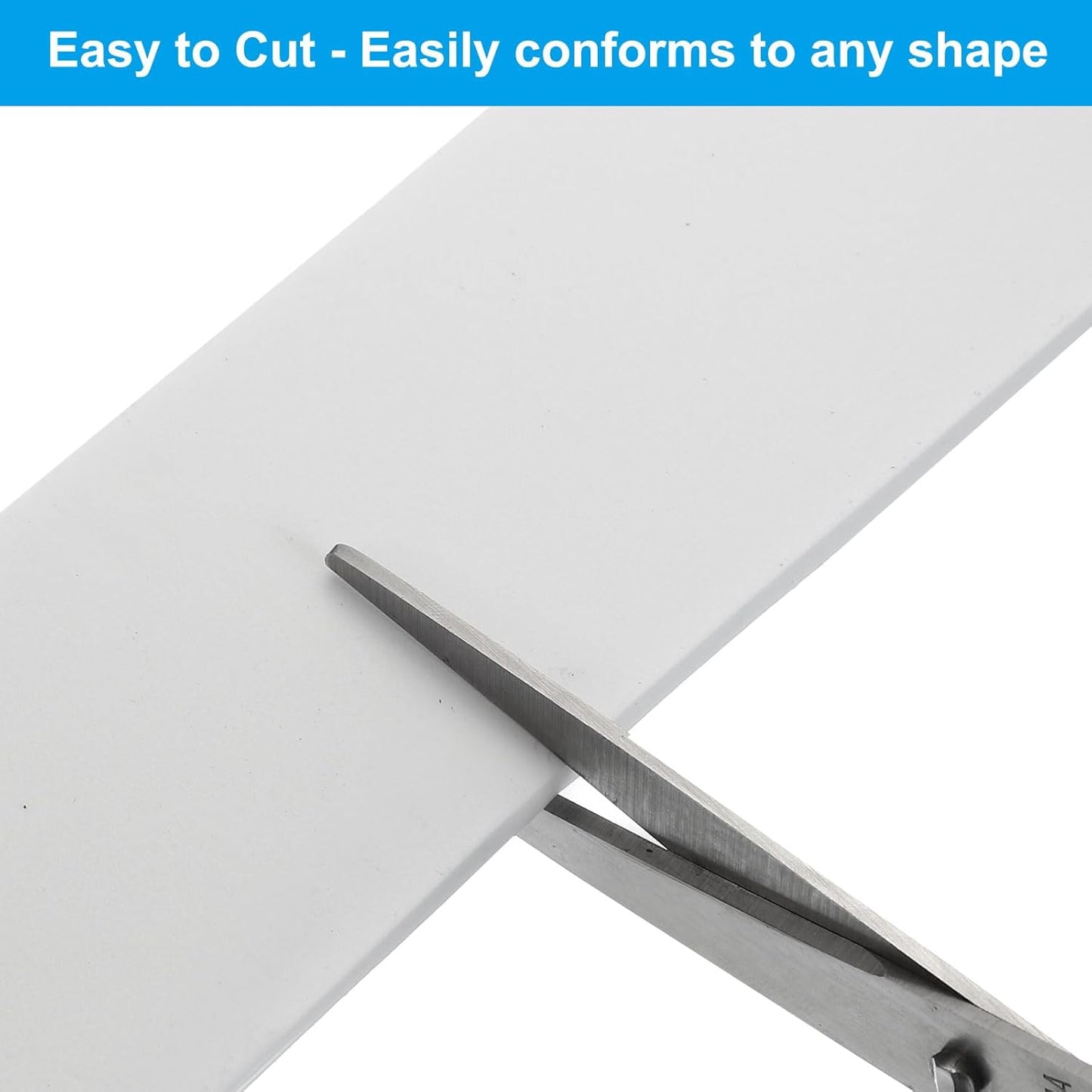 PATIKIL Weather Stripping Door Seal Strip, 3/8 Inch x 1/4 Inch x 32 Ft Self Adhesive Soundproof High Density Foam Tape Insulation for Door Window Air Conditioning, White - Colors B