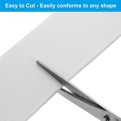 PATIKIL Weather Stripping Door Seal Strip, 3/8 Inch x 1/4 Inch x 32 Ft Self Adhesive Soundproof High Density Foam Tape Insulation for Door Window Air Conditioning, White - Colors B