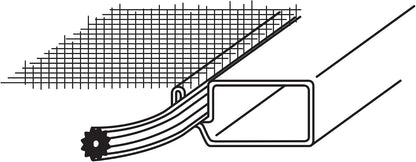 Prime-Line PL 7812 Aluminum Screen Frame Kit, 5/16 Inch x 3/4 Inch x 36 Inch, White (1 Kit)
