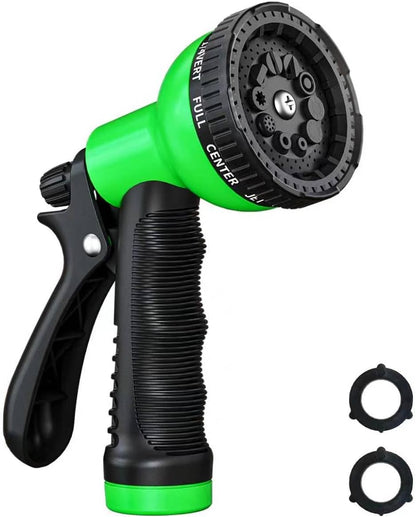Besiter Garden Hose Nozzle Sprayer: 2 Pack 10 Watering Patterns Spray Nozzles Heavy Duty Hose Head Hose Attachment