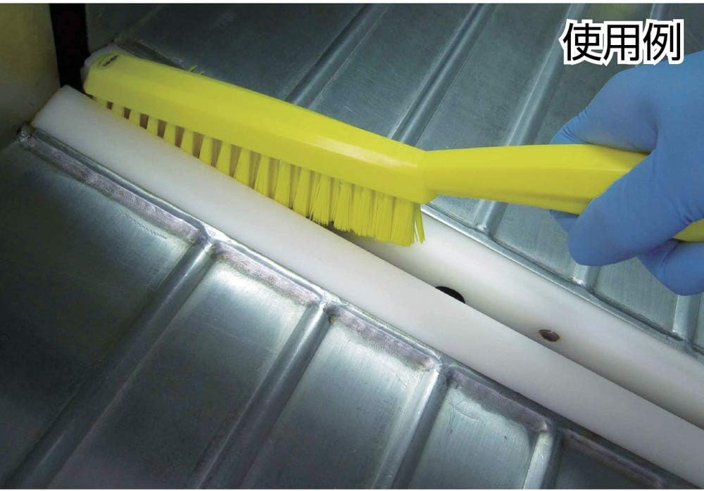 Vikan 13/16 in W Scrub Brush, Stiff, 11 51/64 in L Handle, 5 51/64 in L Brush, Blue, Plastic 41953-1 Each