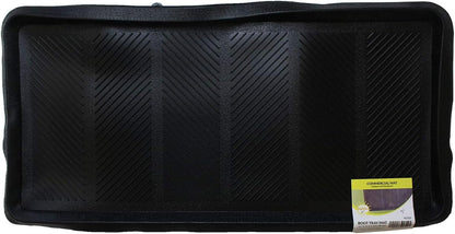 HAWK Heavy Duty Rubber Scraper Mat | Size 18" x 30" (45 x 75 cm) | 9mm Thickness | Anti Slip | Anti Fatigue | Great For Cleaning Boots & Shoes