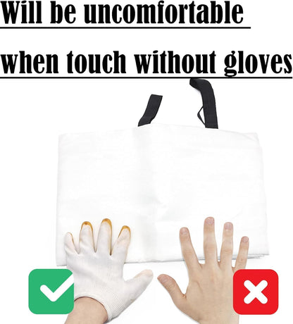 Blankets 8 Packs with Gloves. High Heat-Resistant fire Blankets for Home Security, Kitchen and Camping, Emergency fire Blankets for Home and Kitchen,