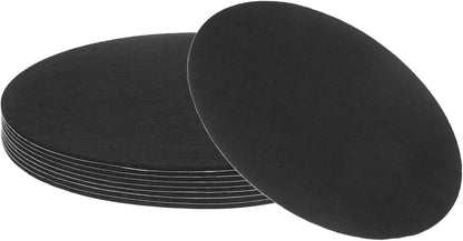 uxcell 32Pcs Non Slip Furniture Pads, 3" Round Self Adhesive Felt Bumpers Noise Reducing Furniture Feet Floor Protector for Chairs Tables Furniture Legs (White 0.2" Thick) - Colors B