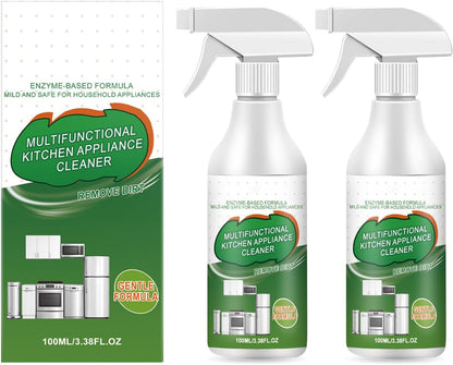 Zanvori Kitchen Cleaner, Multi-Purpose Enzyme Foam Cleaner, Powerful Multipurpose Kitchen Appliance Cleaner Spray, Heavy Duty Degreaser Stain Remove, for Household, Oven, Stove, Range Hood (1pc)