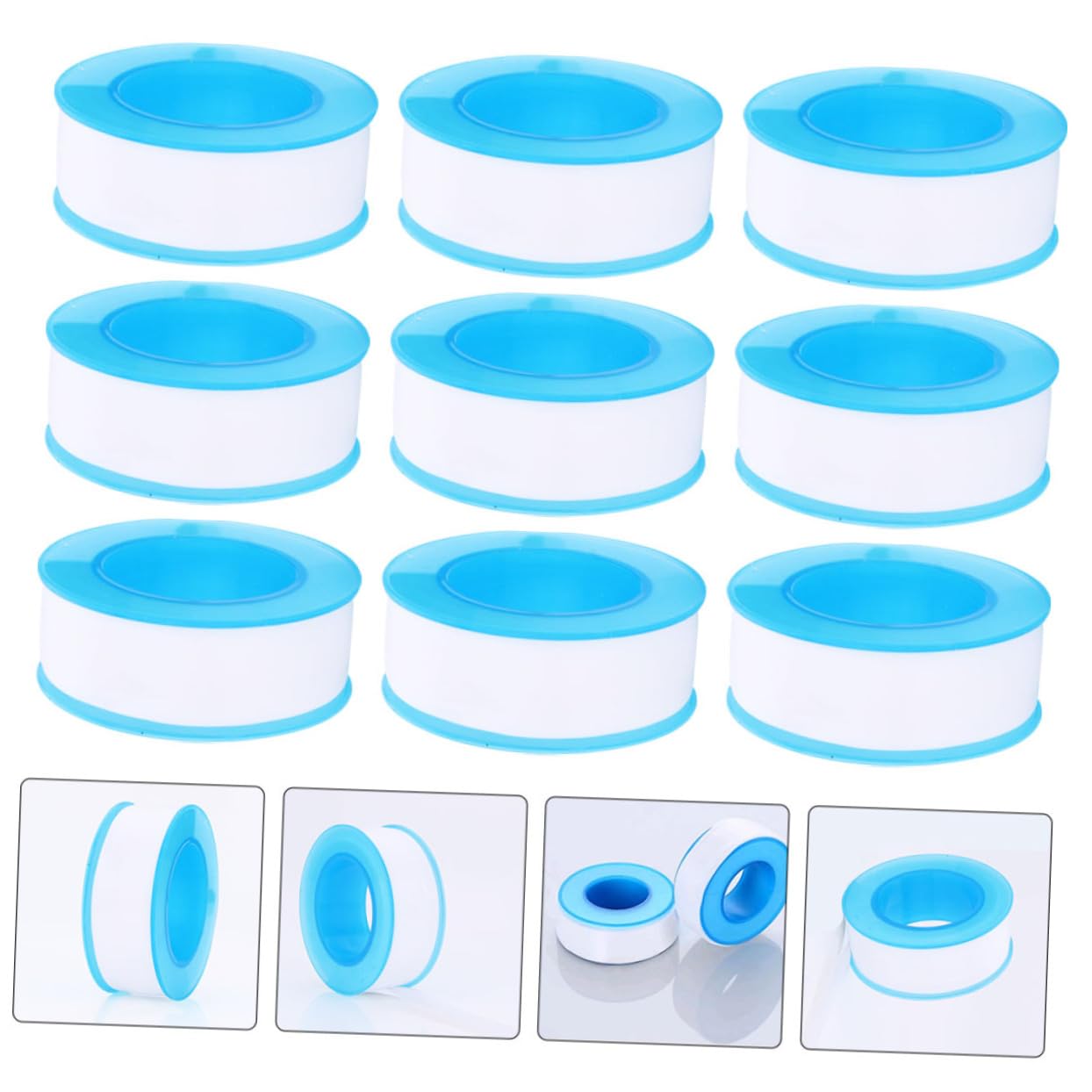10rolls Professional Plumbing Tape PTFE Sealing Tapes for Gas Tube Water Lines