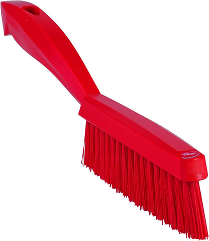 Vikan 13/16 in W Scrub Brush, Stiff, 11 51/64 in L Handle, 5 51/64 in L Brush, Blue, Plastic 41953-1 Each