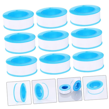 10Rolls PTFE Plumber Seal Tape Thread Sealant for Plumbing Water Pipe and Duct Sealing Wear Resistant Flexible Easy to Cut for Custom Sealing Needs