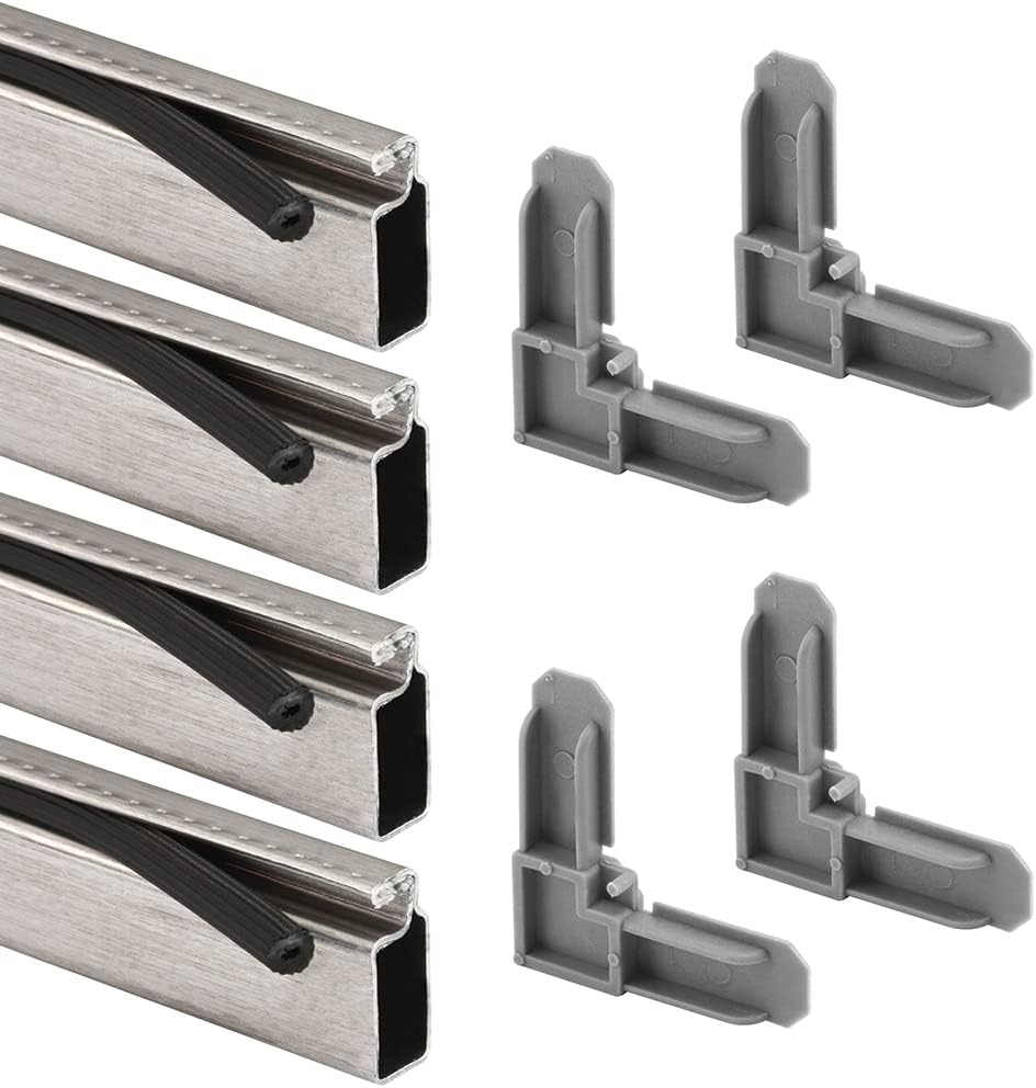 Prime-Line PL 7812 Aluminum Screen Frame Kit, 5/16 Inch x 3/4 Inch x 36 Inch, White (1 Kit)