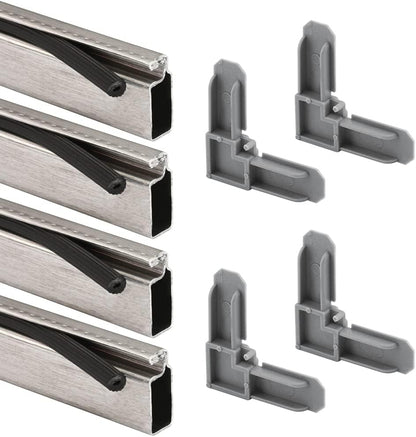 Prime-Line PL 7812 Aluminum Screen Frame Kit, 5/16 Inch x 3/4 Inch x 36 Inch, White (1 Kit)