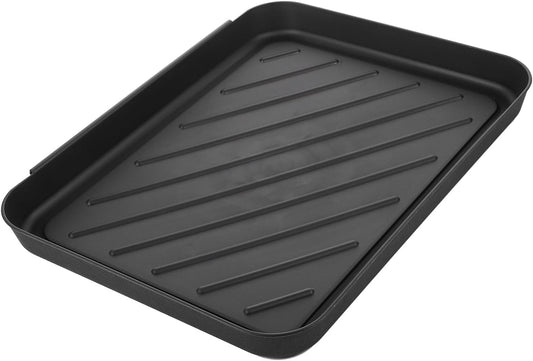 Alipis Multipurpose Shoe Tray 15.74X11.81X1.37 Inch Waterproof Plastic Boot Tray for Entryway Car Trunk Floor Protection and Pet Feeding Area