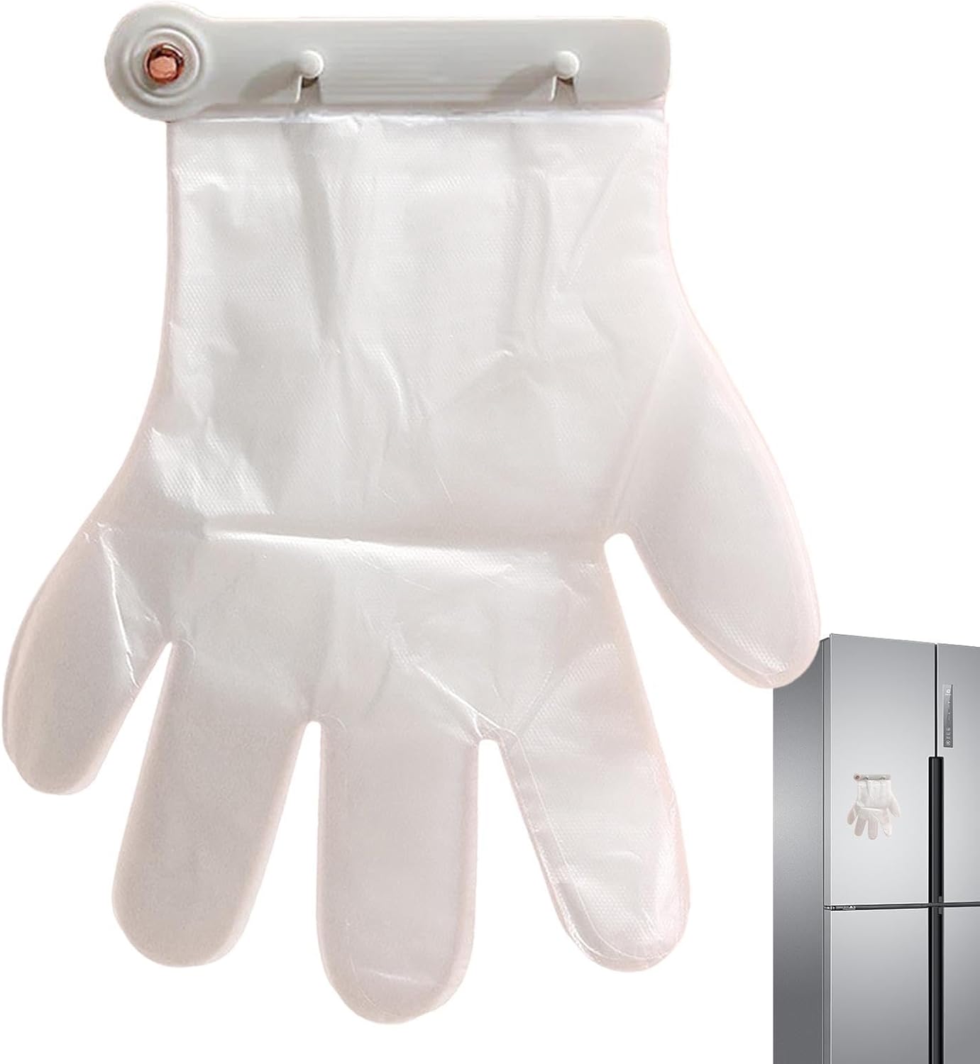 Gloves Clip Gloves Holder 100 Pcs Kitchen Gadget Organizer Dispenser | Holder Home Supply, Restaurant Supply for Food Handling, Cleaning, Hairdressing, Party, Catering, Car Washing