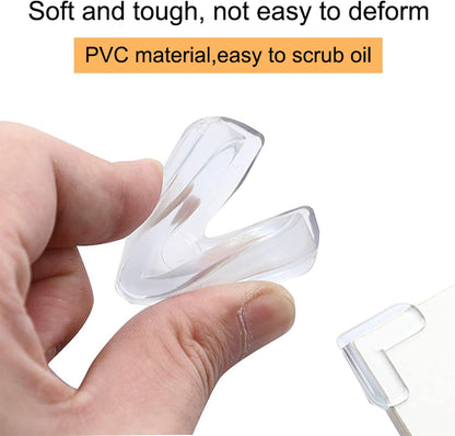 Corner Protector for Baby, Protectors Guards,Furniture Corner Guard ,Edge Safety Bumpers,Baby Proof Bumper,Cushion to Cover Sharp Furniture,Table Edges Clear and Transparent L Shape 20PCS