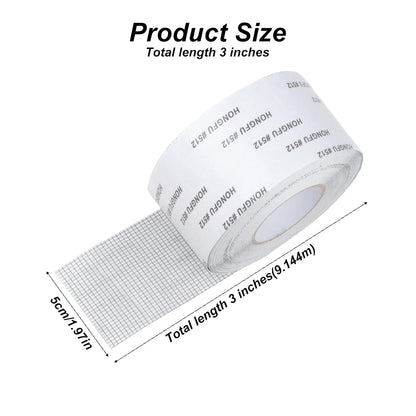 Window Screen Repair Tape Mesh Repair, 1.96"x32.8 ft Screen Mesh Patch Repair Kit, Strong Adhesive Fiberglass Screen Patch Repair Kit, Window Screen Repair Kit for Tent Net Windows Screen Repair