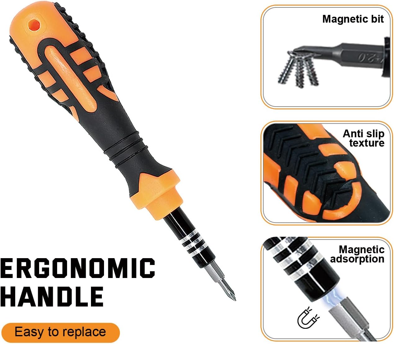Precision Ratchet Screwdriver Set, JAKEMY 69 in 1 Household Screwdriver Home Repair Tool Kit, Disassemble Magnetic Rotating Ratchet Screwdriver Kit for Furniture/Car/Computer/Electronics Maintenance