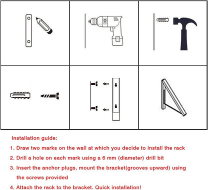 Drying Rack Wall Mounted Clothes Hanger Folding Wall Coat Racks Aluminum Home Storage Organiser Space Savers