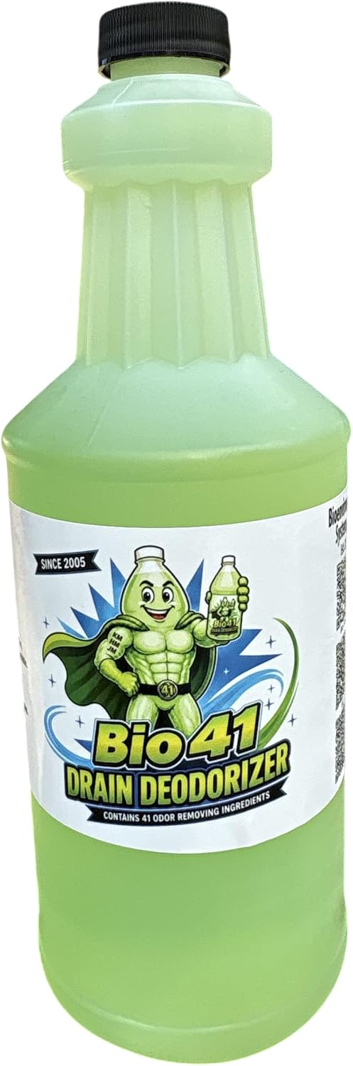 Drain Deodorizer- Odor Eliminator - Commercial Drain Deodorizer - Neutralizer Sewer Gas Smell Remover – 32 Ounce