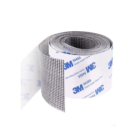 Window Screen Repair Tape, Made of 3M Tape, Screen Repair Kit for Small Holes and Tears of Windows, Doors, Mosquito Net, Strong Adhesive Patch Kit Fiberglass Mesh Tape (Transparent)