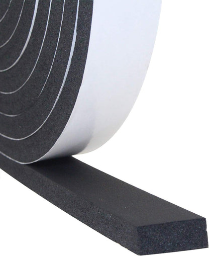DGSL Foam Insulation Tape, 1/2In x 1/4In x 33Ft Weather Stripping Door Seal Strip for Doors and Windows,Sliding Door,Sound Proof Soundproofing Door Seal,Weatherstrip,Air Conditioning Seal Strip