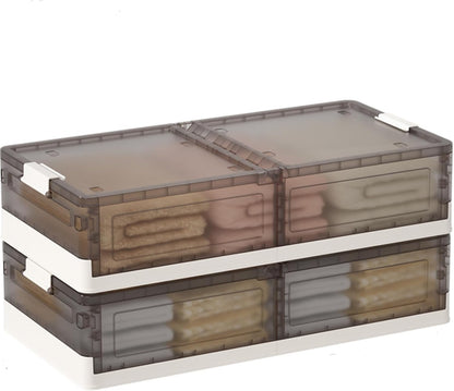 Under Bed Storage Containers, Stackable Under Bed Rolling Storage Plastic Containers, 11.5Gal Storage Bins with Wheels, Multi-purpose Storage Bins with Lids for Clothes, Shoes, And Duvets