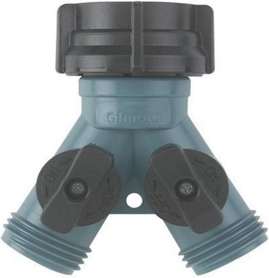 Gilmour Twin Shut-Off Valves Hose Connector