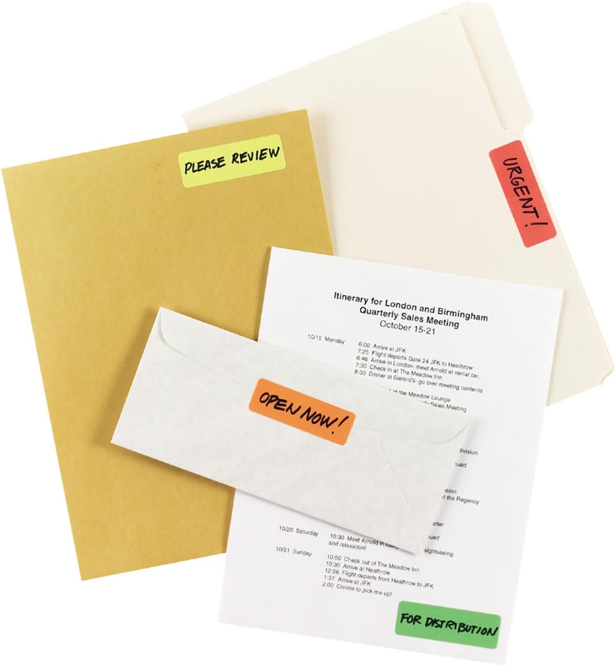 Avery Removable Print or Write Color Coding Labels, 1 x 3 Inches, 200 Labels (5481)