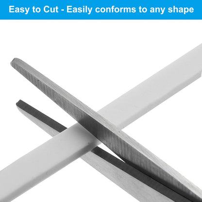 PATIKIL Weather Stripping Door Seal Strip, 3/8 Inch x 1/4 Inch x 32 Ft Self Adhesive Soundproof High Density Foam Tape Insulation for Door Window Air Conditioning, White - Colors B