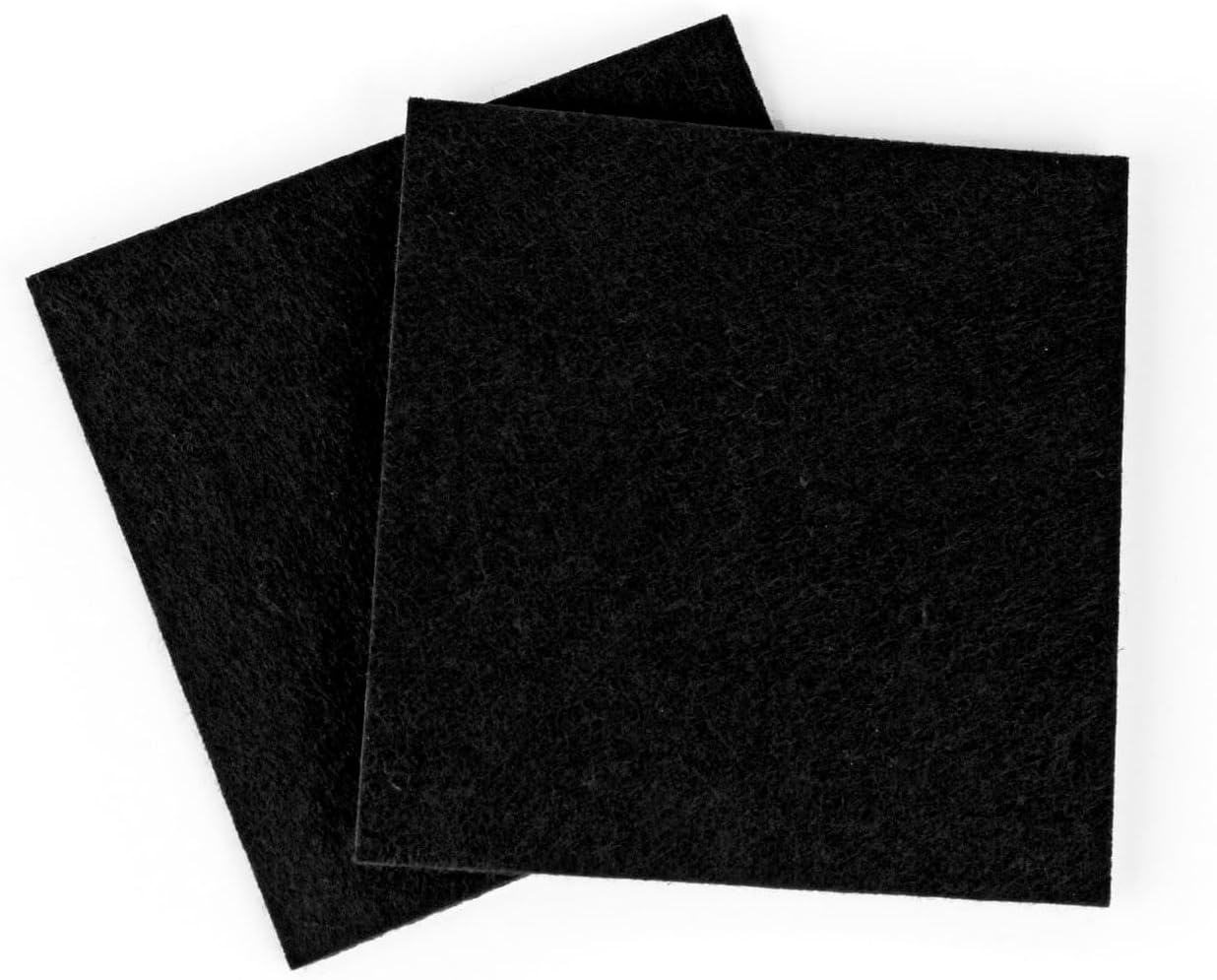 Furndiy Felt Furniture Pads for Hardwood Floors, Self-Adhesive Felt Pad for Chairs & Seat Legs, Easy Slide, Anti Scratch, Noise Stopper, Bumper & Buffer, Floor Protection - Based in USA - 0.8'' Black