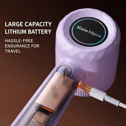 Fabric Shaver Lint Remover, Rechargeable Clothes Shaver for Sweaters, Furniture, Couch, Remove Fuzz and Pilling from Blankets, Jackets, Bedding, Purple