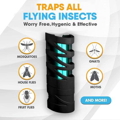 Gardner - Fly Trap Indoor for Home, Fruit Fly Trap for Indoors, Plug in Bug Catcher, Gnat Traps for House Indoor, Fruit Fly Traps for Indoors, Made in USA, Flyweb (Grey)