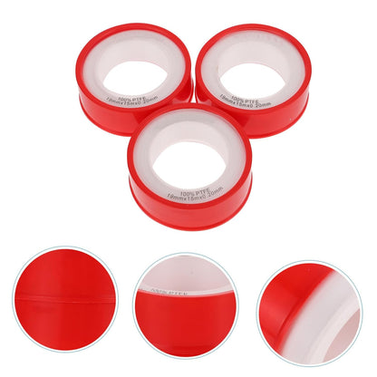 10 Pcs PTFE Thread Seal Tape Leakproof Plumbing Sealing Tape for Pipe Fittings Sturdy Water Supply Thread Sealant for Plumbers
