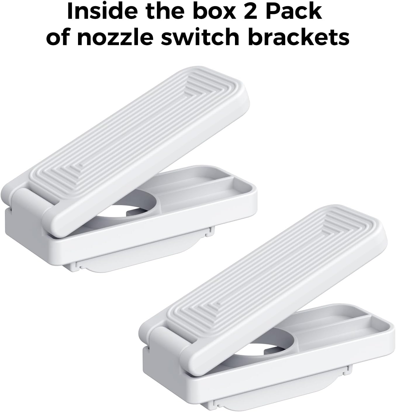 KMOUANTS [2 Pack] Laundry Detergent dispenser Nozzle Switch Holder, Upgraded Nozzles Switch Easily，detergent and softener accessories Fits Most Economic Sized Bottles、laundry room organization
