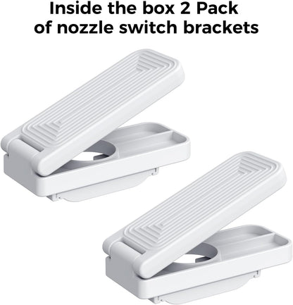 KMOUANTS [2 Pack] Laundry Detergent dispenser Nozzle Switch Holder, Upgraded Nozzles Switch Easily，detergent and softener accessories Fits Most Economic Sized Bottles、laundry room organization