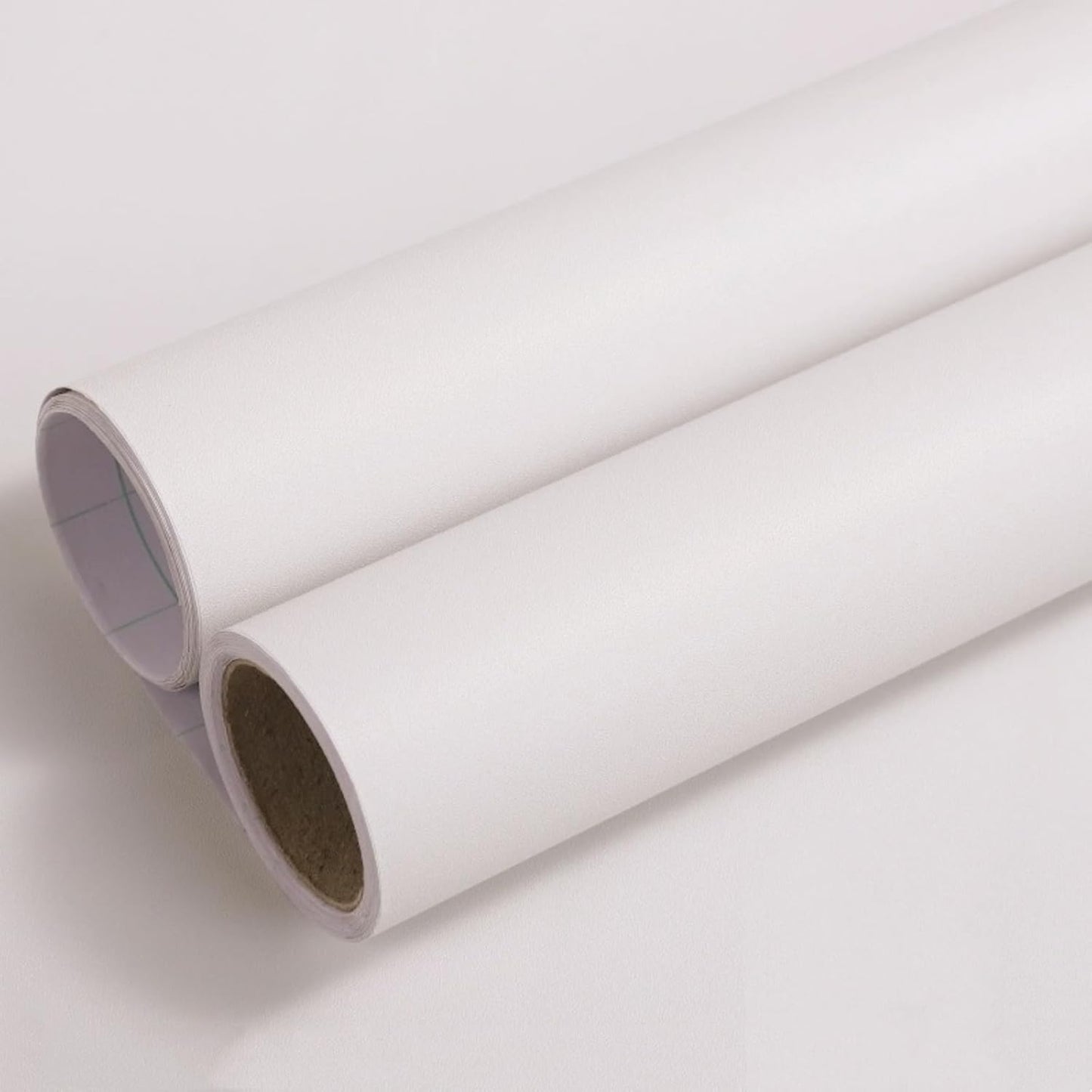 17.51in x400in White Wallpaper Peel and Stick Removable Modern White Contact Paper Self Adhesive Textured Decorative Wall Covering Bathroom Kitchen Cabinet Upgrade Thicker