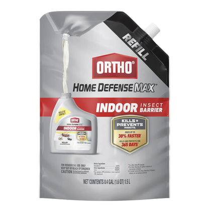 Ortho Home Defense Max Indoor Flying Insect Trap - Light Sticky Trap for House Flies, Fruit Flies, and Gnats, 1 Plug-in and 4 Refills
