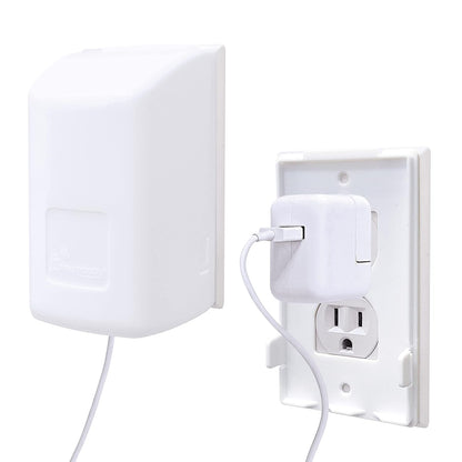 Dreambaby Dual Fit Outlet Cover Box - Baby Safety Outlet Cover for Standard & Decora Plugs - Child Proof Electrical Outlet Plugs - Essential Plug Cover for Baby Proofing - 2 Pack