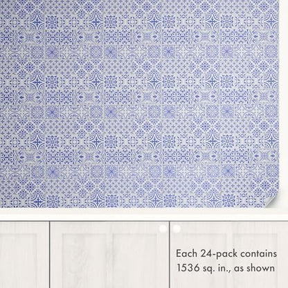 Main Street – 24-Pack of 8 x8 Peel and Stick Backsplash Wallpaper Tiles – Removable Self Adhesive Wall Tile for Kitchen, Renter-Friendly for Your Home and DIY Projects (Patina Copper)