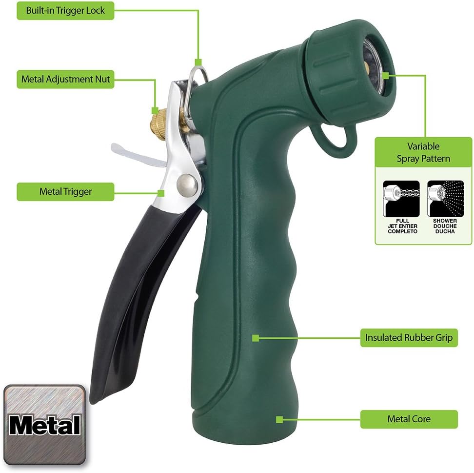 Melnor 65177AMZ Industrial Nozzle w/Quick Connect Set