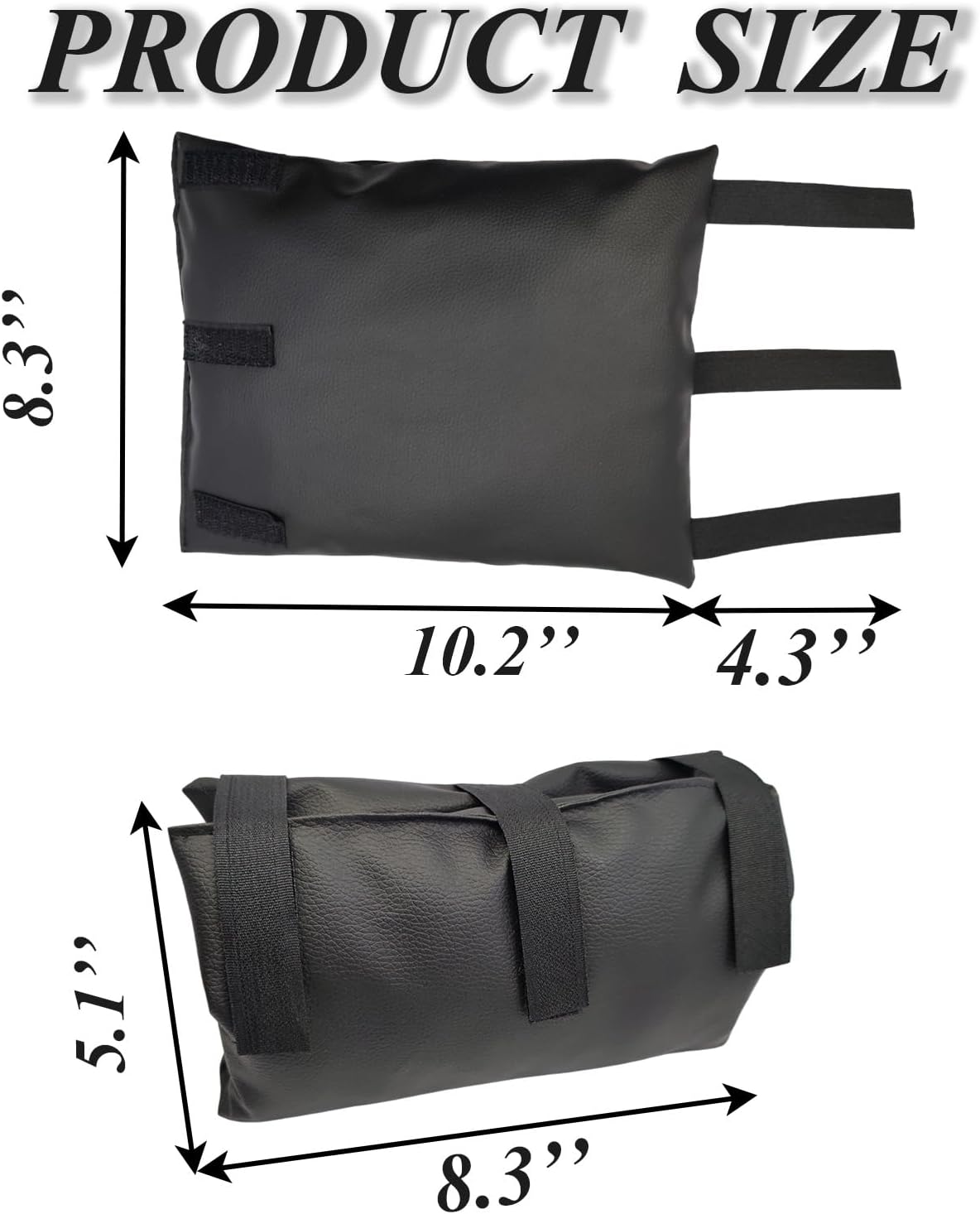 2 Pack Outdoor Faucet Covers for Winter Freeze Protection,Stay-On Leather Material Design 10.2"H×8.3"W Faucet Socks for Winter Waterproof Reusable Hose Bibs Insulated Spigot Cover (2)