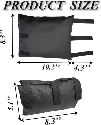 2 Pack Outdoor Faucet Covers for Winter Freeze Protection,Stay-On Leather Material Design 10.2"H×8.3"W Faucet Socks for Winter Waterproof Reusable Hose Bibs Insulated Spigot Cover (2)