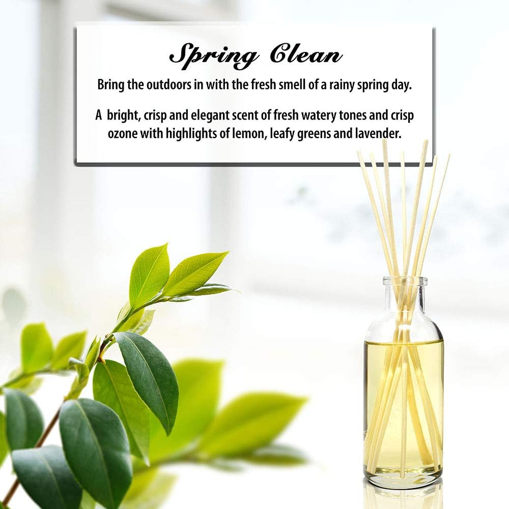 Urban Naturals Smoked Vanilla Reed Diffuser Set with Vanilla Bean, Sandalwood & Leather | Made in the USA - Colors C