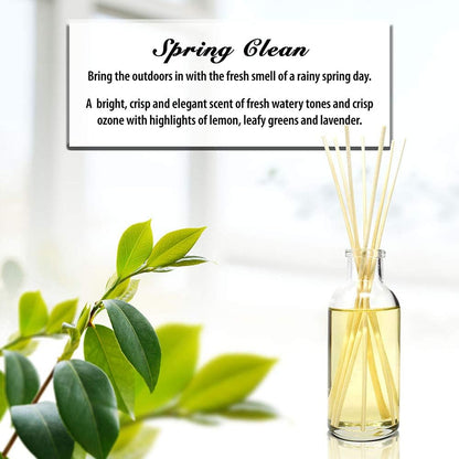 Urban Naturals Smoked Vanilla Reed Diffuser Set with Vanilla Bean, Sandalwood & Leather | Made in the USA - Colors C