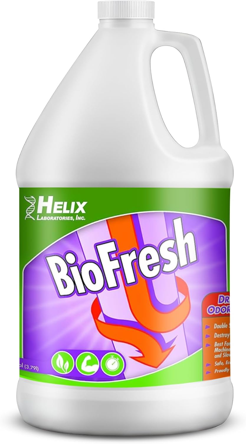 Enzyme Drain Cleaner & Deodorizer for Sink Drain, Showers, Septic Systems, Bathroom & Kitchen - Smell Remover for Fruit Fly Garbage Disposals, Dishwasher & Washing Machines - (32oz)