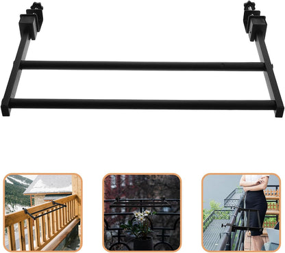Collapsible Foldable Clothes Drying Rack Wall Mounted Retractable Iron Laundry Rack with Multifunctional Hooks and Quilt Rod for Indoor Balcony Use Space Saving
