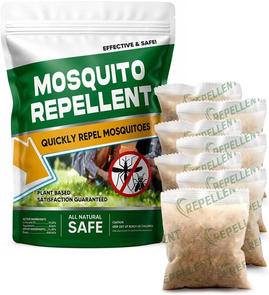 Mosquito Repellent, Mosquitoes Repellent Indoor, Keep Mosquito Away, Covers 120 sq ft of Space,Safe for People and Pets, Perfect for Patio,Bedroom,Garden,Camping-8P