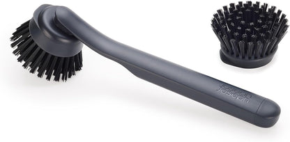 Joseph Joseph SinkTech Dish Brush with Replacement Head, Durable Bristles, Easy to Replace