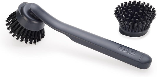 Joseph Joseph SinkTech Dish Brush with Replacement Head, Durable Bristles, Easy to Replace