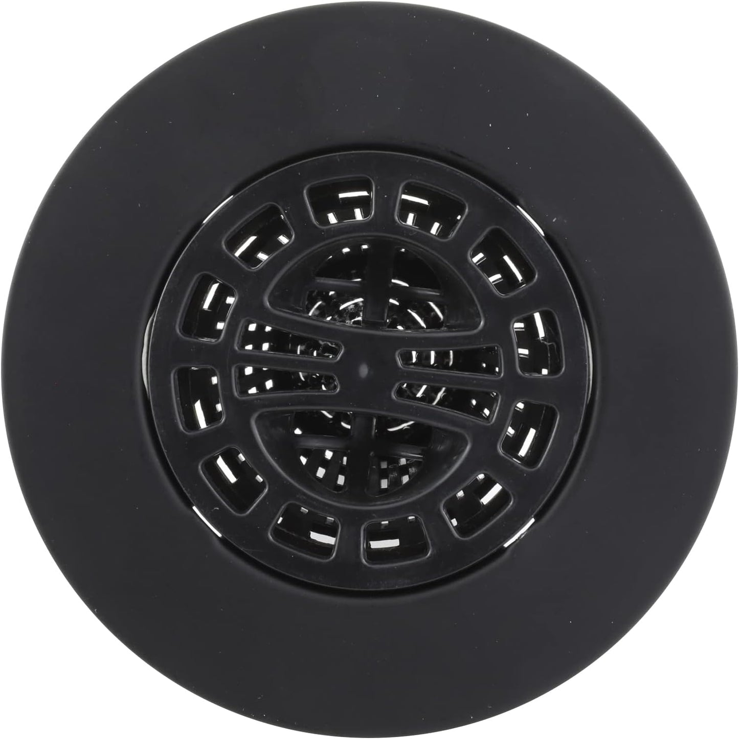 Danco Snap-in Shower Drain Cover with in-Drain Hair Catcher, 4-1/4" Round, White Strainer, (10533)