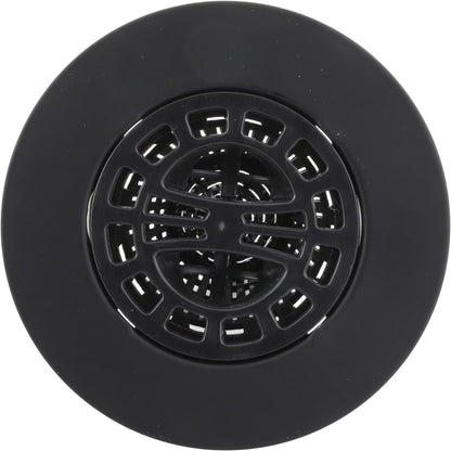 Danco Snap-in Shower Drain Cover with in-Drain Hair Catcher, 4-1/4" Round, White Strainer, (10533)
