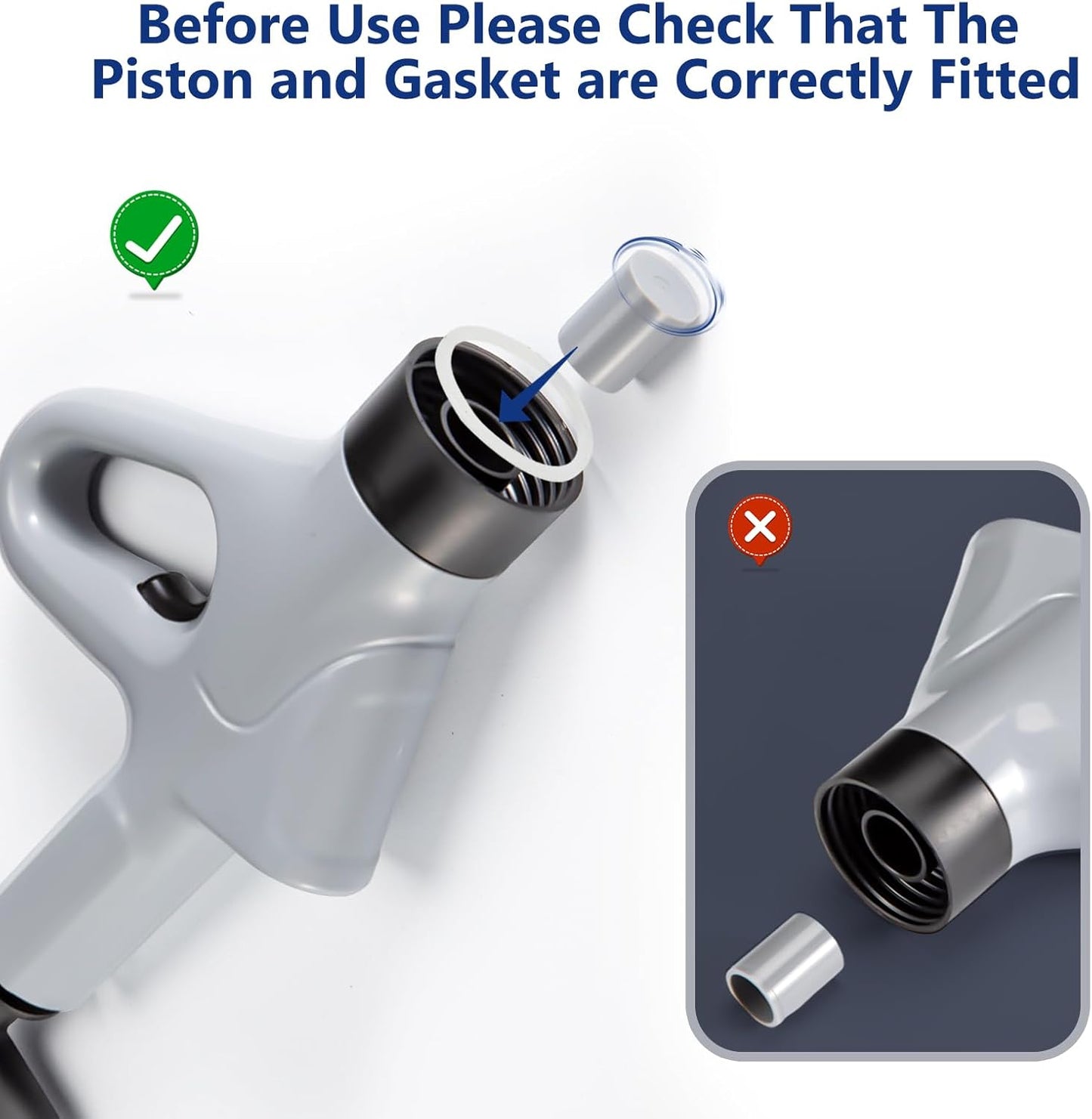 MaxxGeek Toilet Plunge Blaster, High Pressure Toilet Plunger, High-Pressure Air Drain Blaster Plunge Blaster Multi-drain Unclogger for Toilets, Bathroom Floor, Drain Sinks and Plumbing Clogs.
